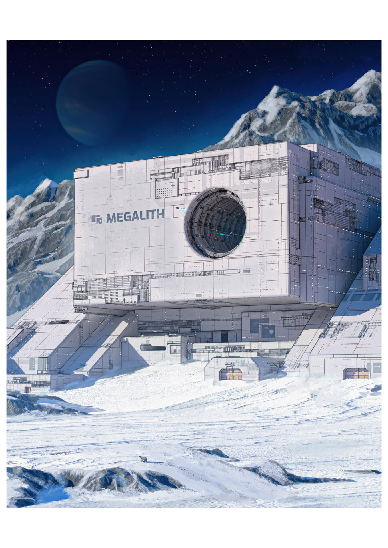 PERMAFROST: MEGALITH - Limited edition print